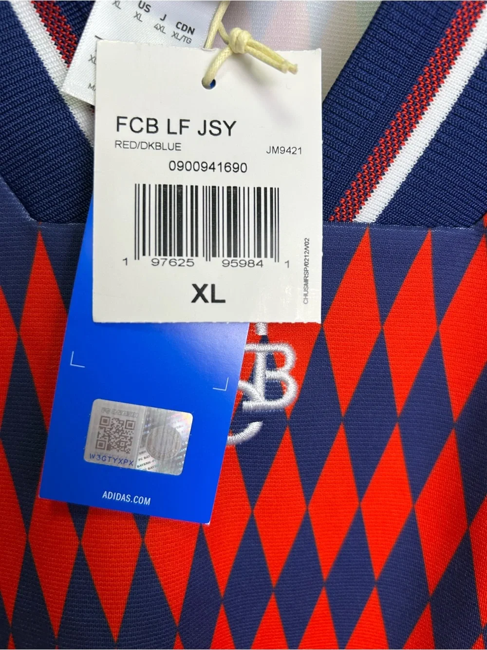 adidas FC Bayern Munich LFSTLR Jersey - Red and Blue
